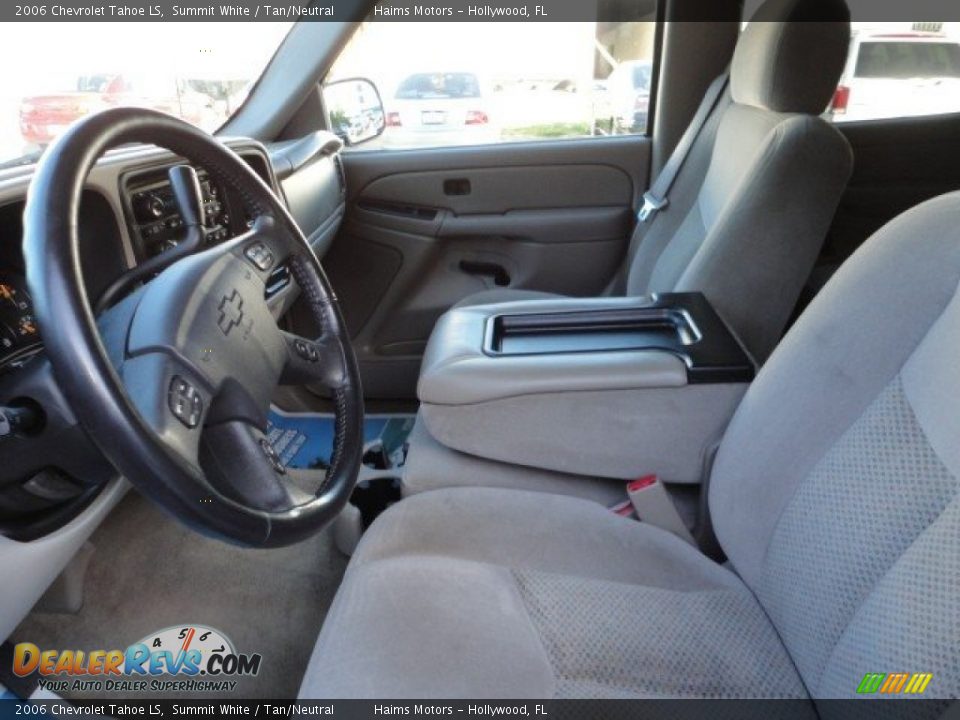 2006 Chevrolet Tahoe LS Summit White / Tan/Neutral Photo #17