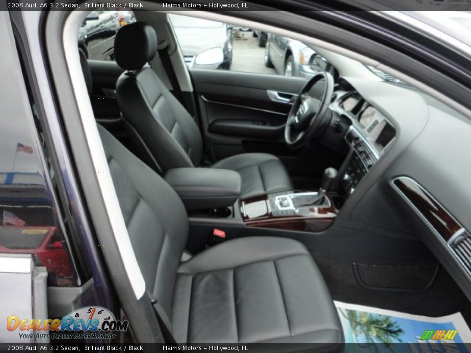 2008 Audi A6 3.2 Sedan Brilliant Black / Black Photo #13