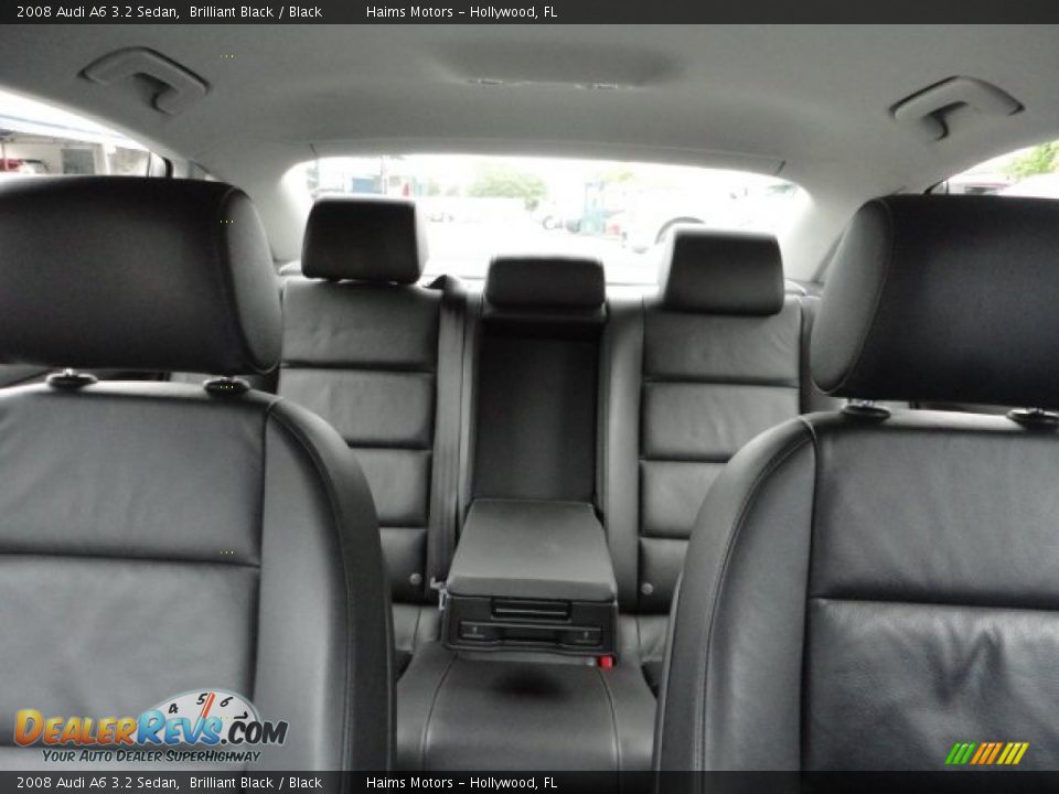 2008 Audi A6 3.2 Sedan Brilliant Black / Black Photo #15