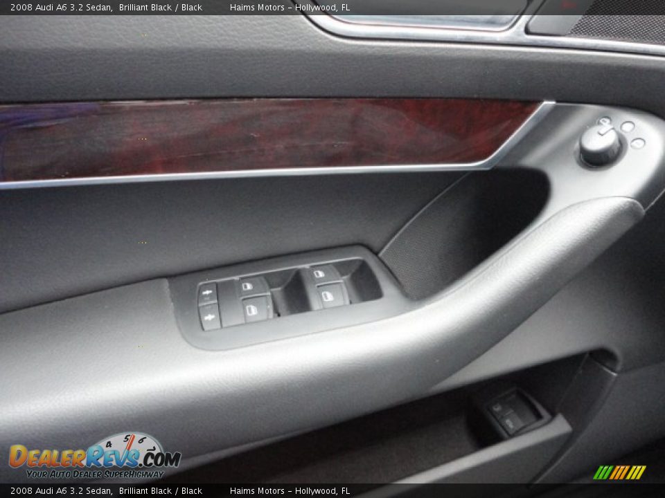 2008 Audi A6 3.2 Sedan Brilliant Black / Black Photo #18