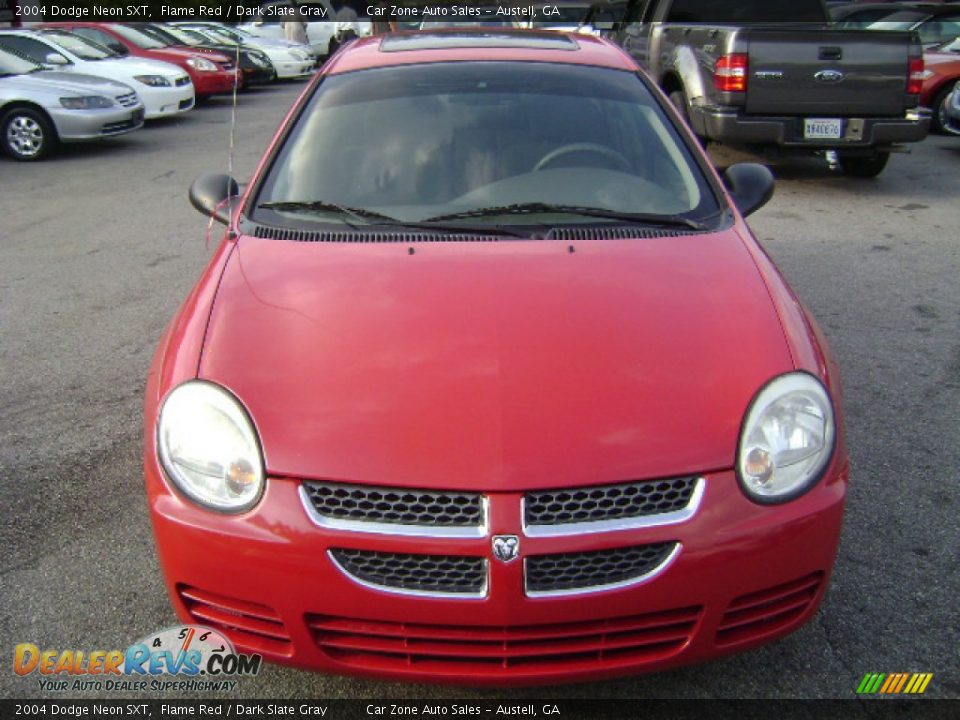 2004 Dodge Neon SXT Flame Red / Dark Slate Gray Photo #2