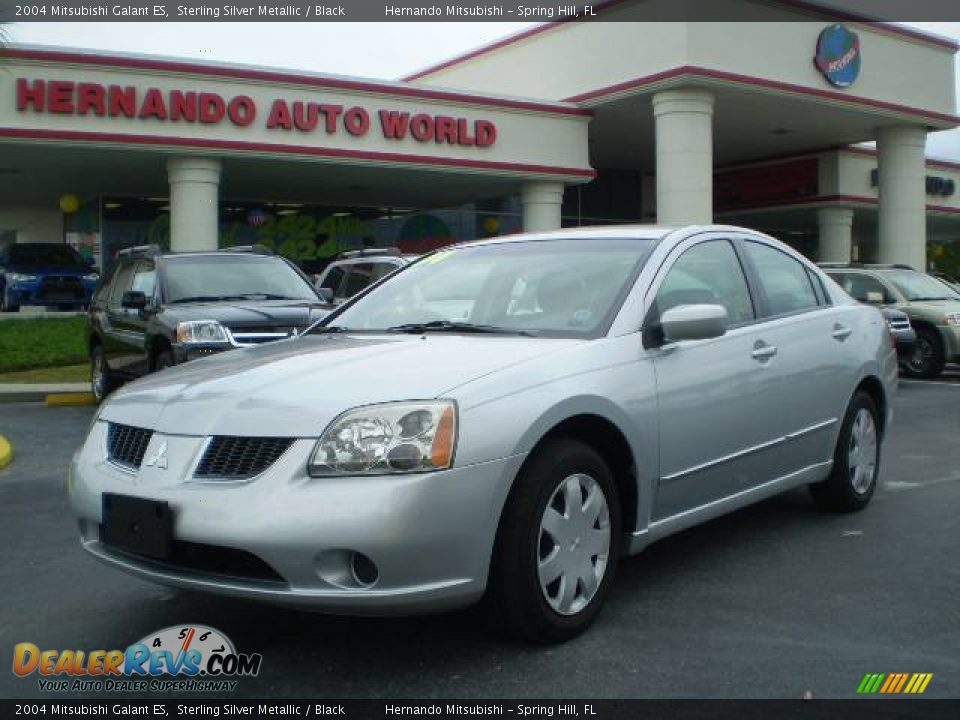2004 Mitsubishi Galant ES Sterling Silver Metallic / Black Photo #1