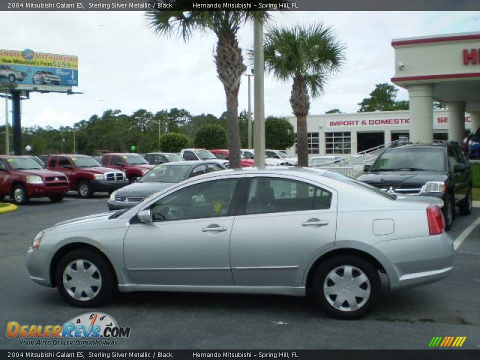 2004 Mitsubishi Galant ES Sterling Silver Metallic / Black Photo #2