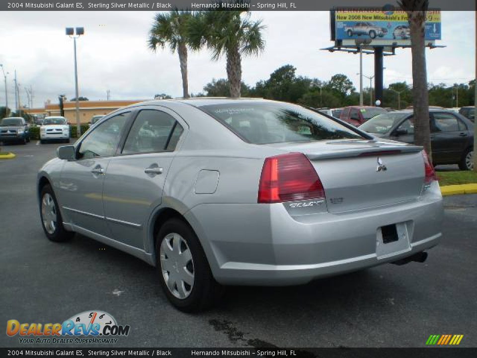 2004 Mitsubishi Galant ES Sterling Silver Metallic / Black Photo #3