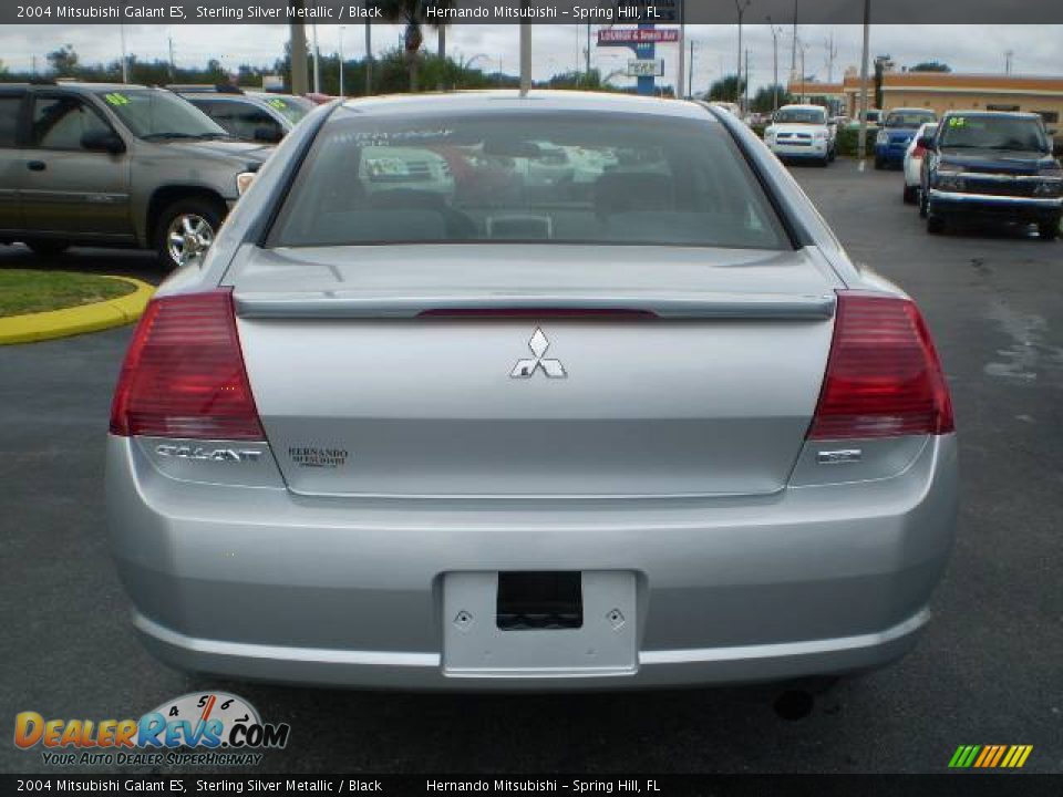 2004 Mitsubishi Galant ES Sterling Silver Metallic / Black Photo #4
