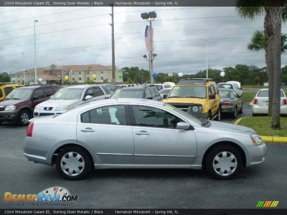 2004 Mitsubishi Galant ES Sterling Silver Metallic / Black Photo #6