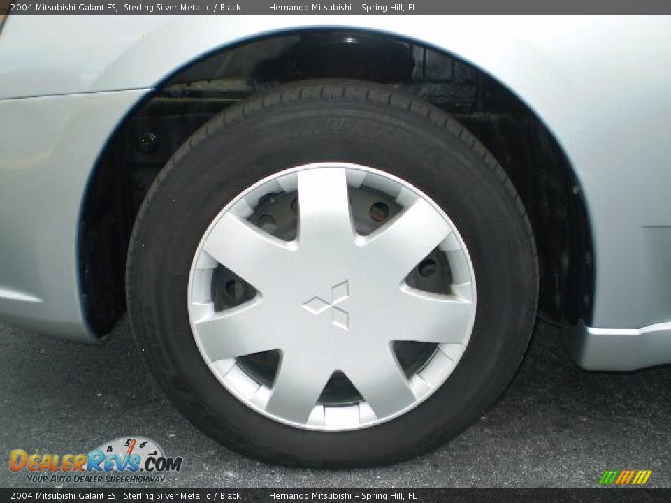 2004 Mitsubishi Galant ES Sterling Silver Metallic / Black Photo #9