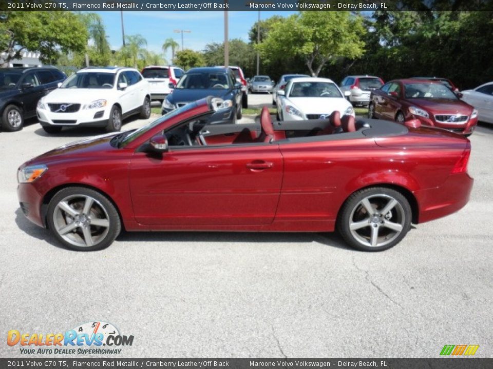 Flamenco Red Metallic 2011 Volvo C70 T5 Photo #6