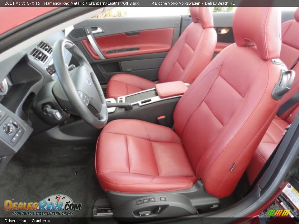 Drivers seat in Cranberry - 2011 Volvo C70
