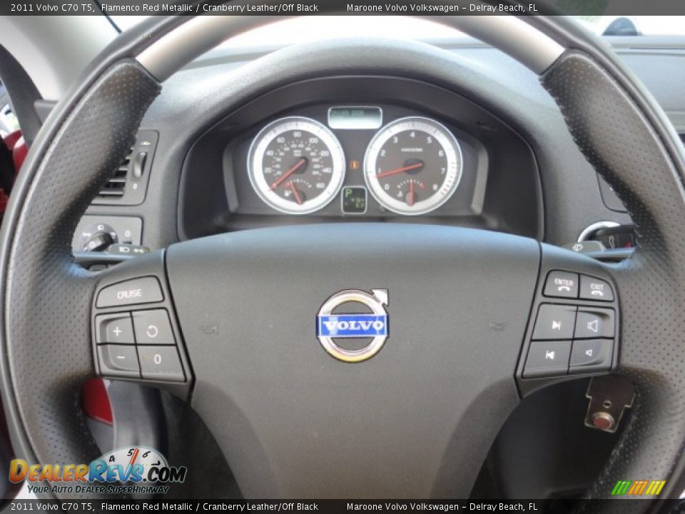 2011 Volvo C70 T5 Steering Wheel Photo #17