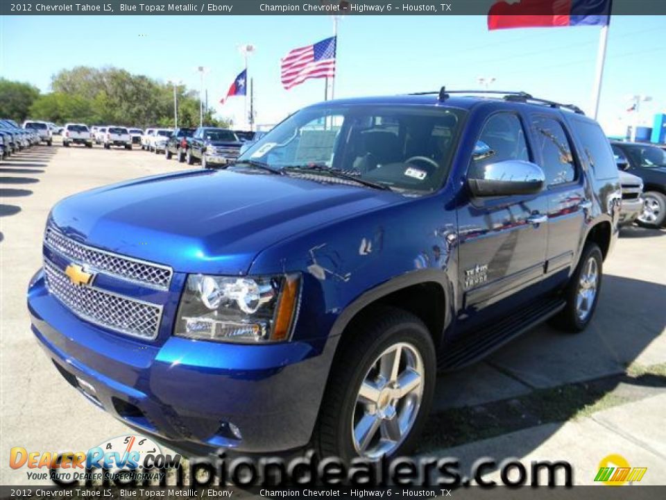 2012 Chevrolet Tahoe LS Blue Topaz Metallic / Ebony Photo #1