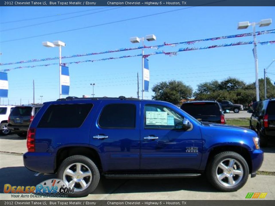 Blue Topaz Metallic 2012 Chevrolet Tahoe LS Photo #4