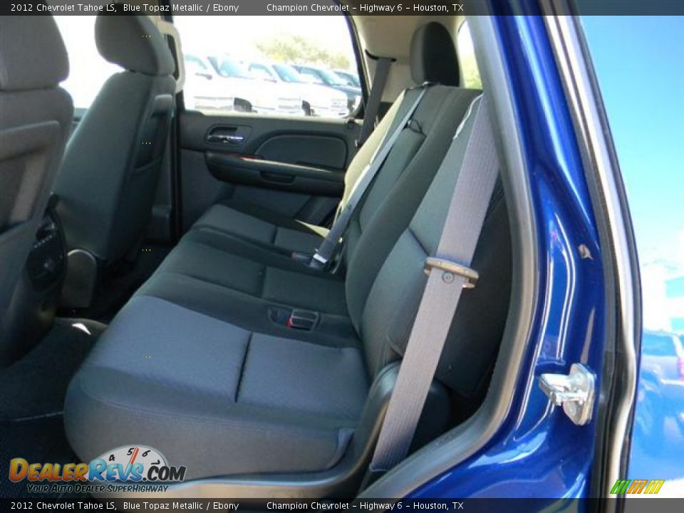 2012 Chevrolet Tahoe LS Blue Topaz Metallic / Ebony Photo #10