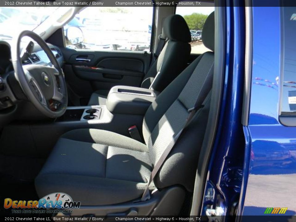 2012 Chevrolet Tahoe LS Blue Topaz Metallic / Ebony Photo #11