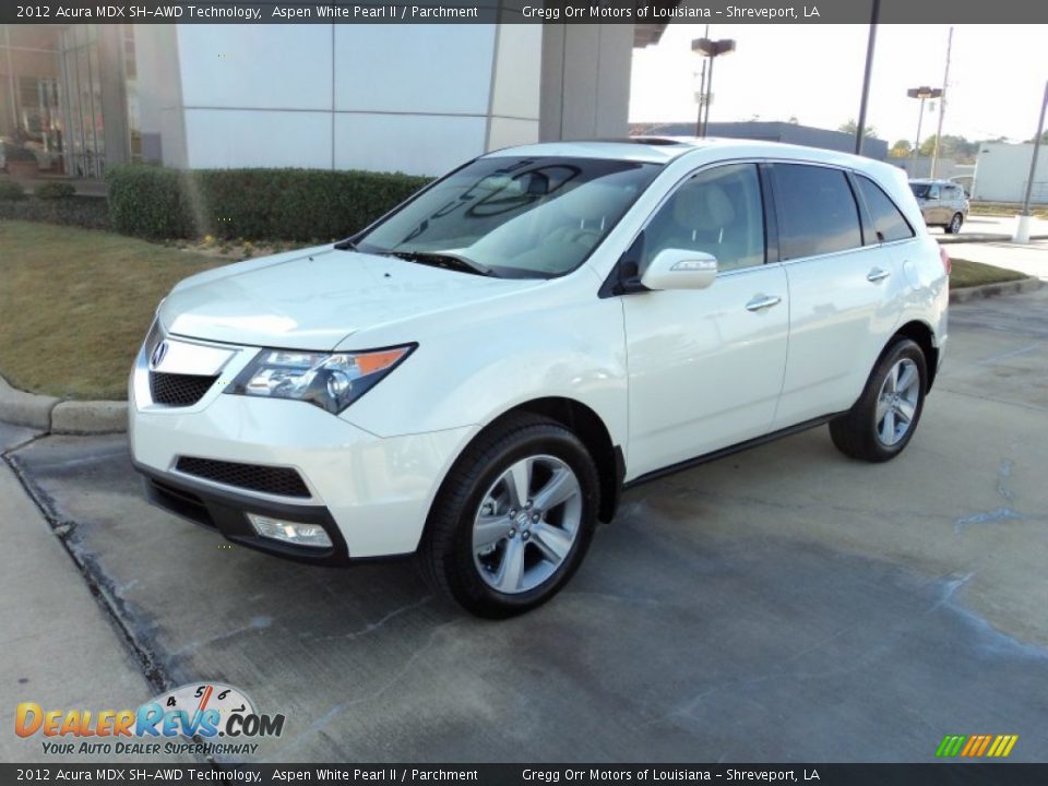 2012 Acura MDX SH-AWD Technology Aspen White Pearl II / Parchment Photo #1