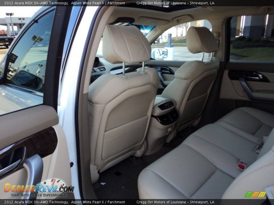 2012 Acura MDX SH-AWD Technology Aspen White Pearl II / Parchment Photo #20