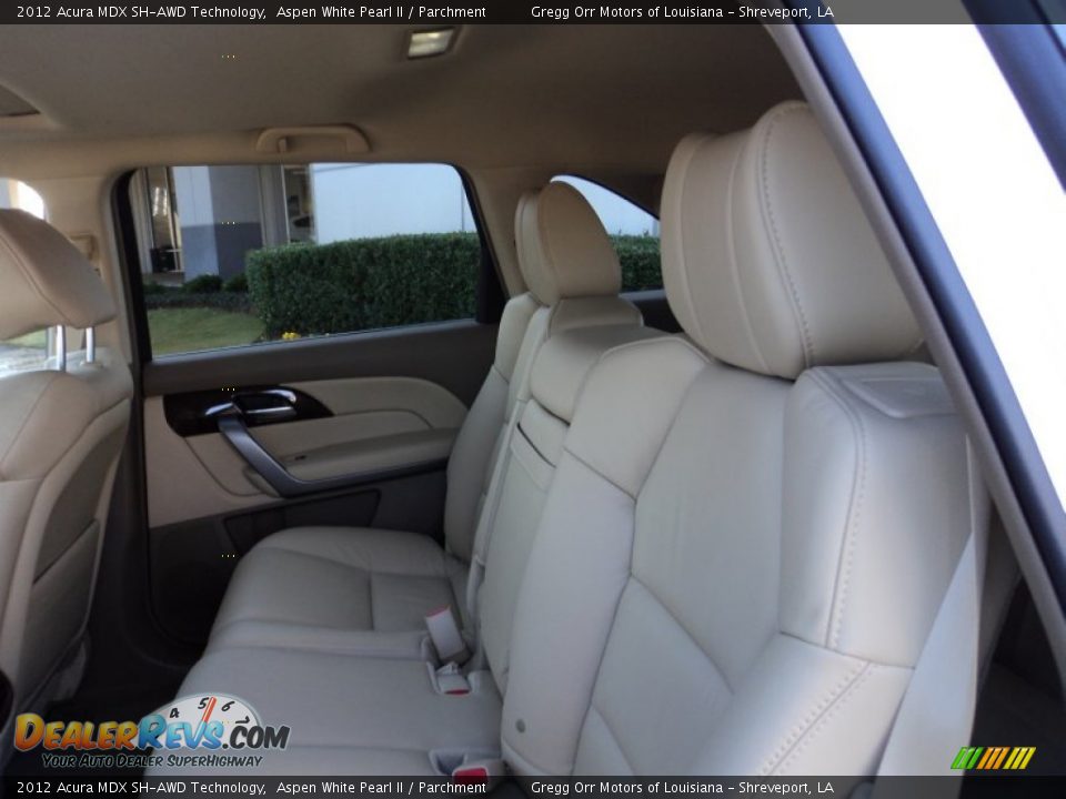 2012 Acura MDX SH-AWD Technology Aspen White Pearl II / Parchment Photo #21