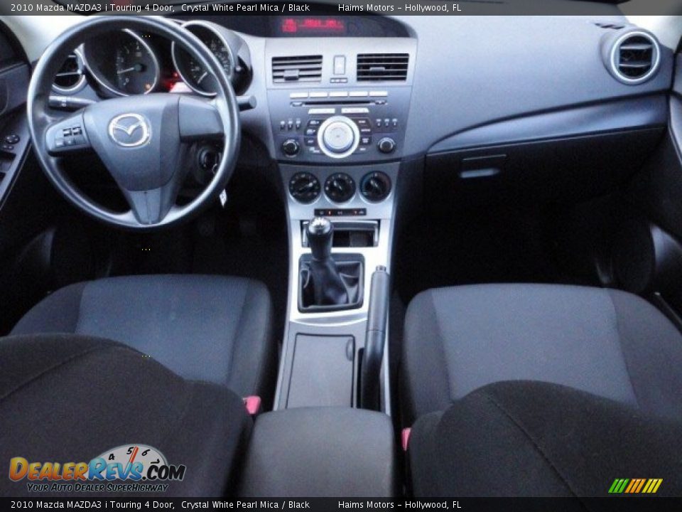 2010 Mazda MAZDA3 i Touring 4 Door Crystal White Pearl Mica / Black Photo #10
