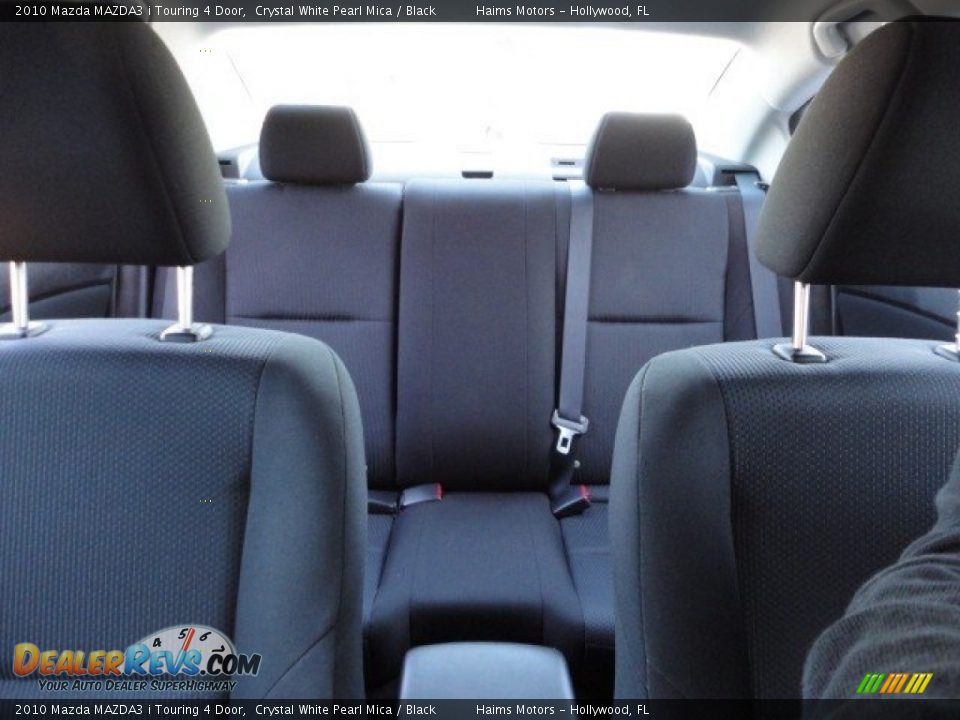 2010 Mazda MAZDA3 i Touring 4 Door Crystal White Pearl Mica / Black Photo #11