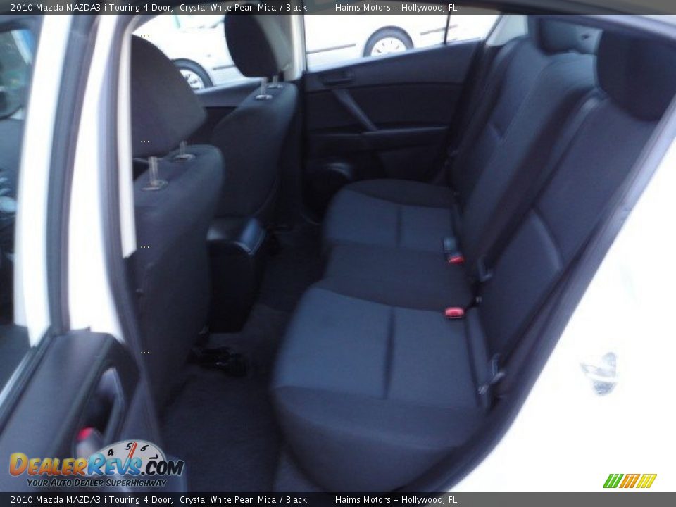 2010 Mazda MAZDA3 i Touring 4 Door Crystal White Pearl Mica / Black Photo #13