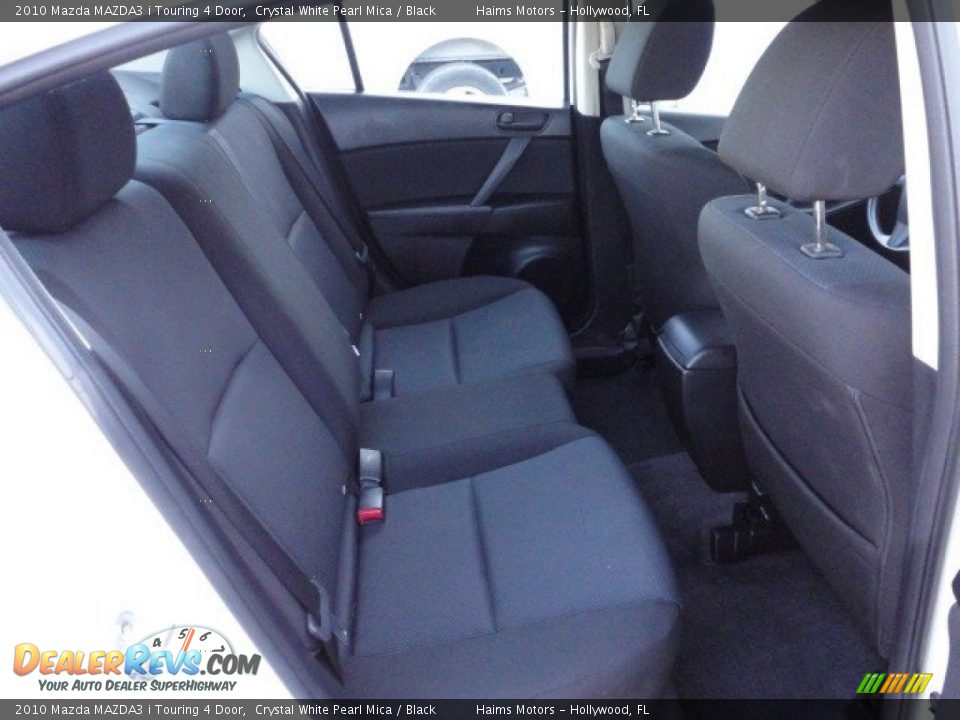 2010 Mazda MAZDA3 i Touring 4 Door Crystal White Pearl Mica / Black Photo #14
