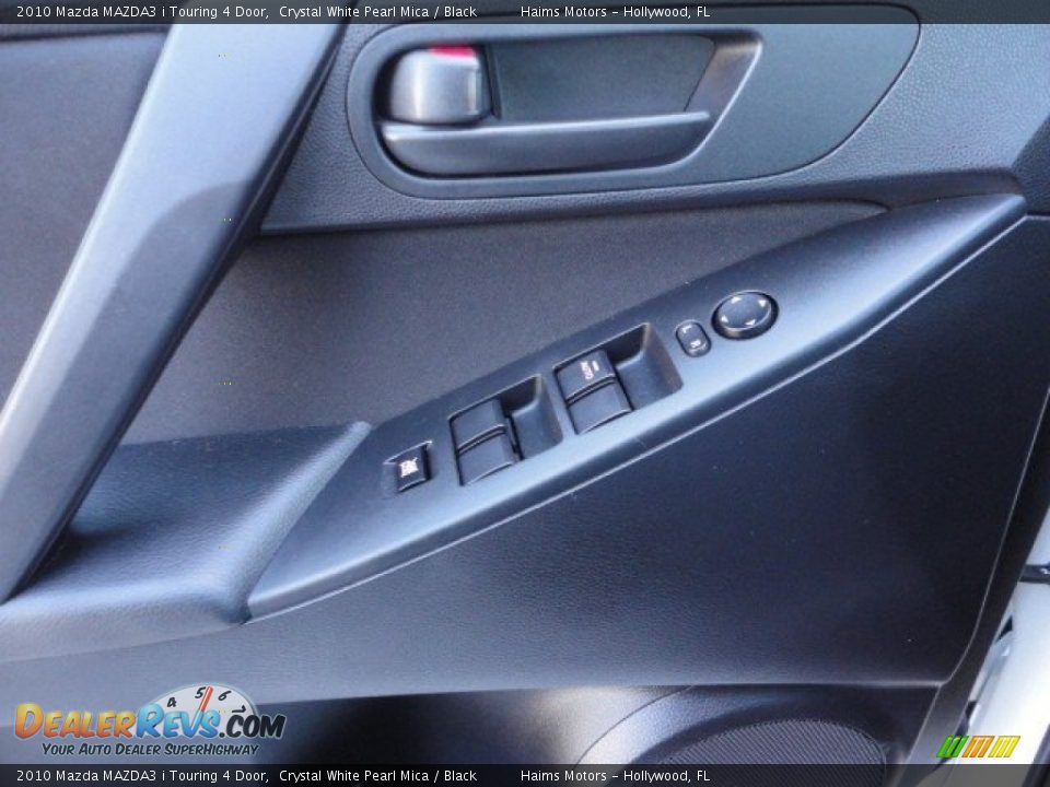 2010 Mazda MAZDA3 i Touring 4 Door Crystal White Pearl Mica / Black Photo #18