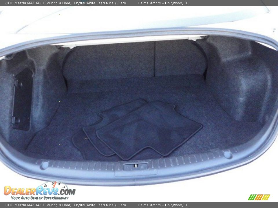 2010 Mazda MAZDA3 i Touring 4 Door Crystal White Pearl Mica / Black Photo #19