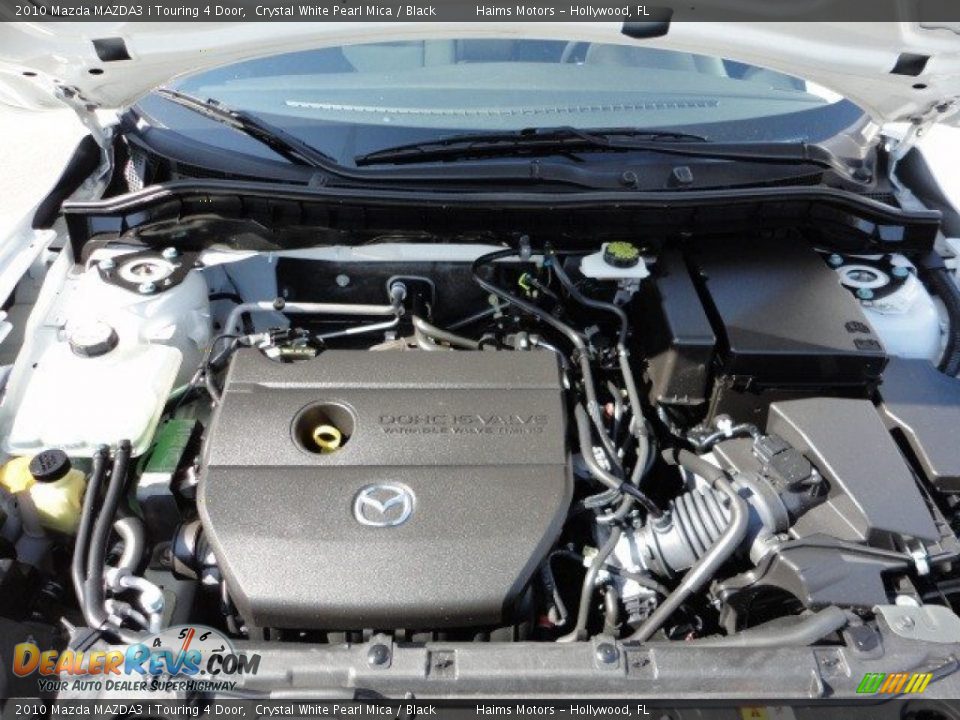 2010 Mazda MAZDA3 i Touring 4 Door Crystal White Pearl Mica / Black Photo #20