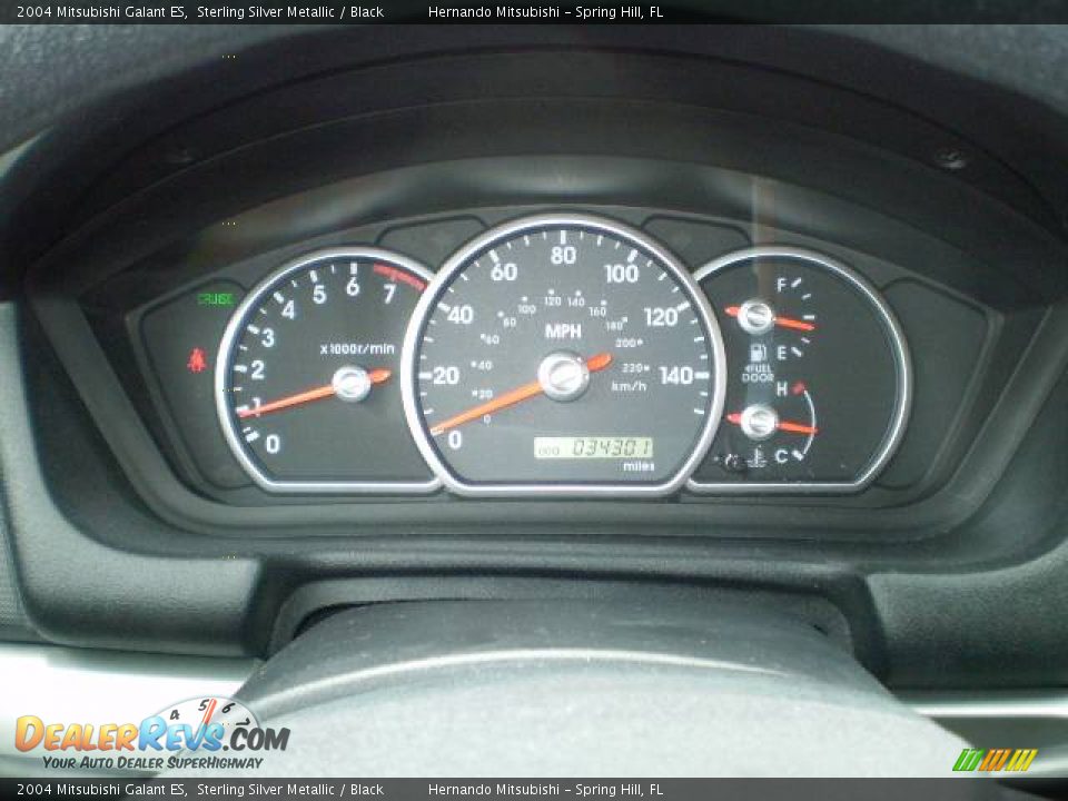 2004 Mitsubishi Galant ES Sterling Silver Metallic / Black Photo #32