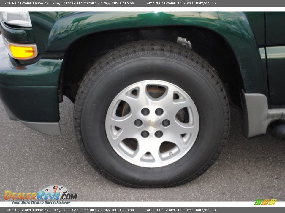 2004 Chevrolet Tahoe Z71 4x4 Dark Green Metallic / Gray/Dark Charcoal Photo #8