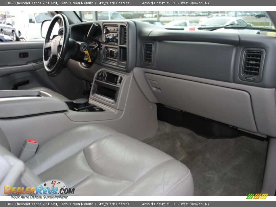 2004 Chevrolet Tahoe Z71 4x4 Dark Green Metallic / Gray/Dark Charcoal Photo #9