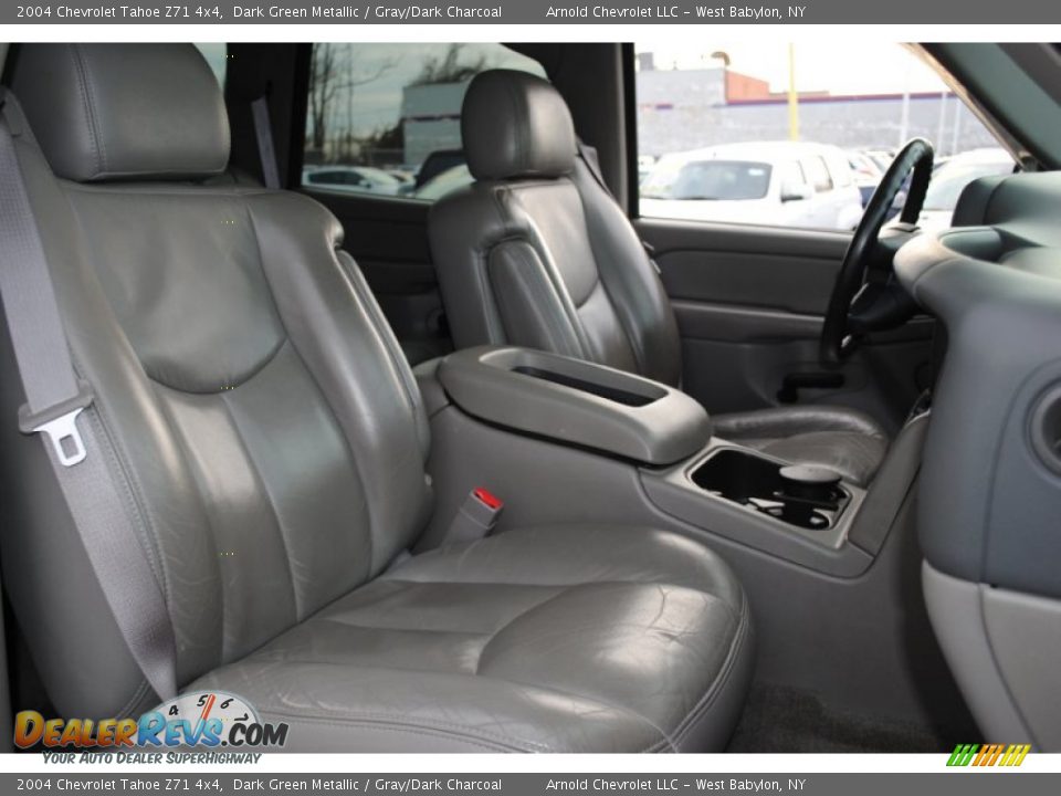 2004 Chevrolet Tahoe Z71 4x4 Dark Green Metallic / Gray/Dark Charcoal Photo #10
