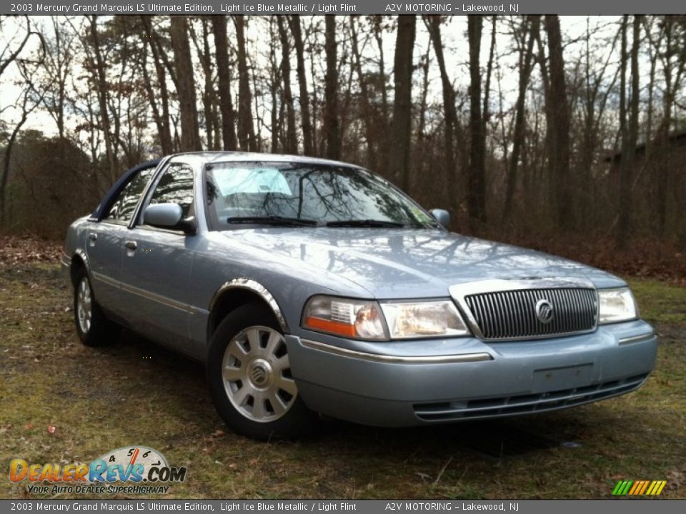 2003 Mercury Grand Marquis LS Ultimate Edition Light Ice Blue Metallic / Light Flint Photo #1