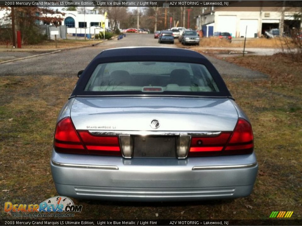 2003 Mercury Grand Marquis LS Ultimate Edition Light Ice Blue Metallic / Light Flint Photo #6