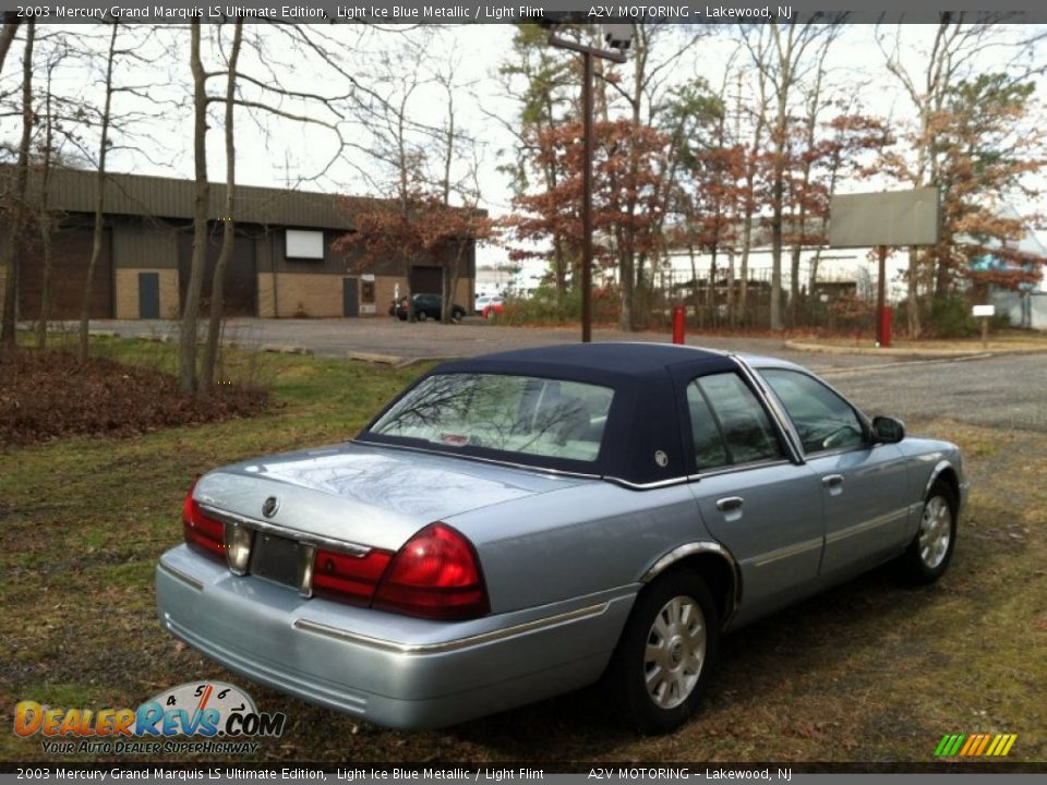 2003 Mercury Grand Marquis LS Ultimate Edition Light Ice Blue Metallic / Light Flint Photo #7