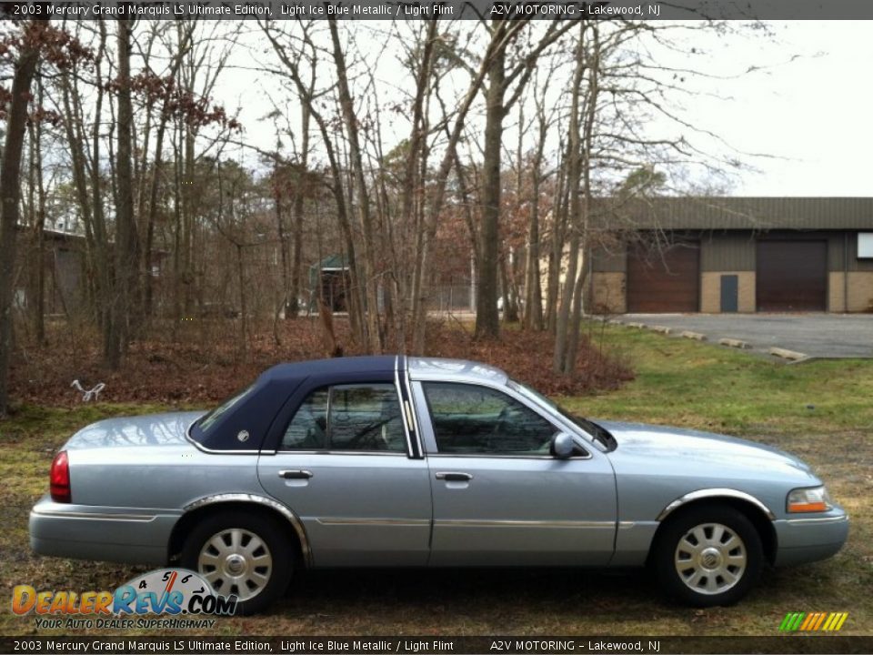 2003 Mercury Grand Marquis LS Ultimate Edition Light Ice Blue Metallic / Light Flint Photo #8