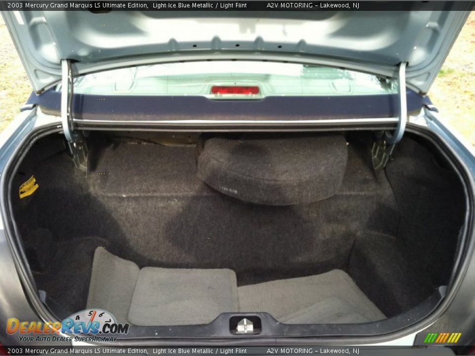 2003 Mercury Grand Marquis LS Ultimate Edition Light Ice Blue Metallic / Light Flint Photo #12