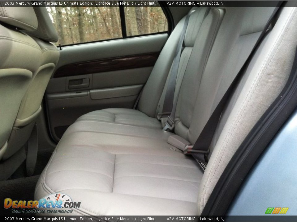 2003 Mercury Grand Marquis LS Ultimate Edition Light Ice Blue Metallic / Light Flint Photo #18