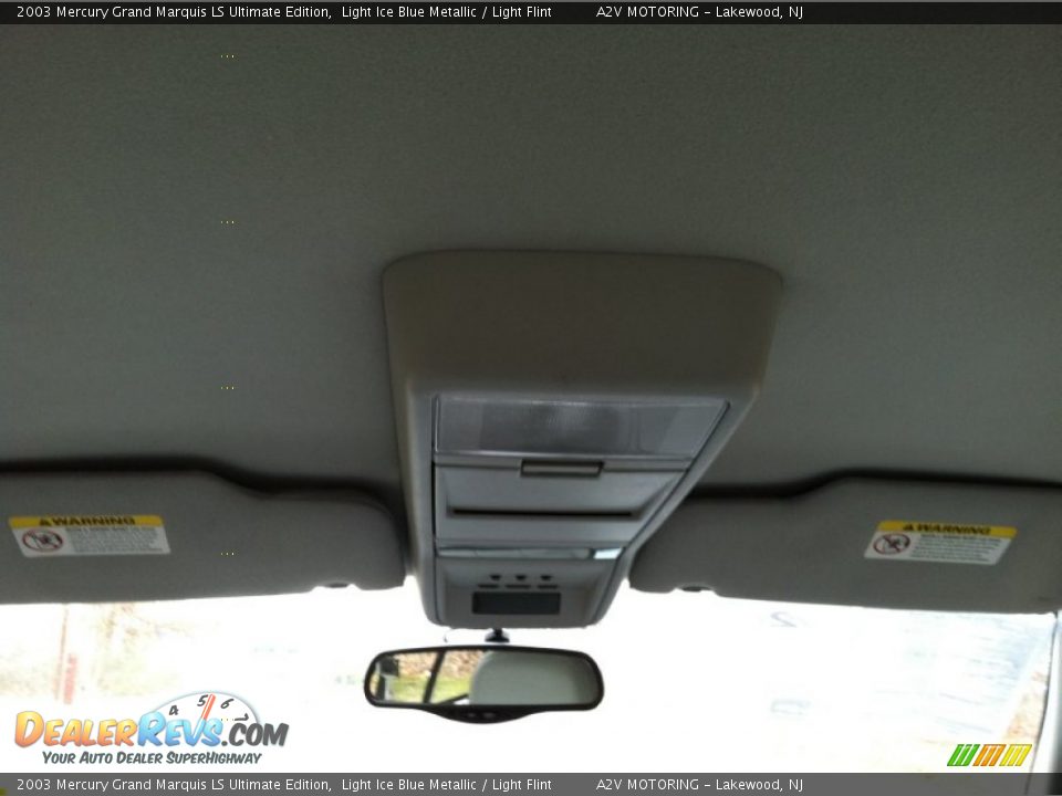 2003 Mercury Grand Marquis LS Ultimate Edition Light Ice Blue Metallic / Light Flint Photo #26