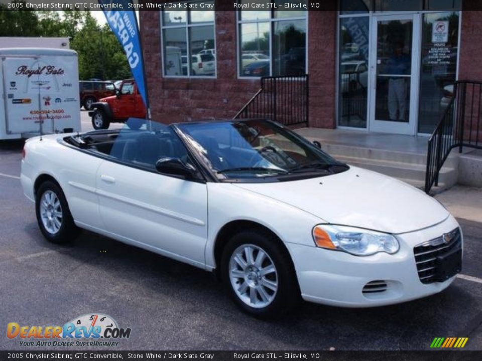 2005 Chrysler Sebring GTC Convertible Stone White / Dark Slate Gray Photo #1