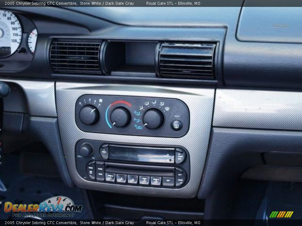 2005 Chrysler Sebring GTC Convertible Stone White / Dark Slate Gray Photo #3