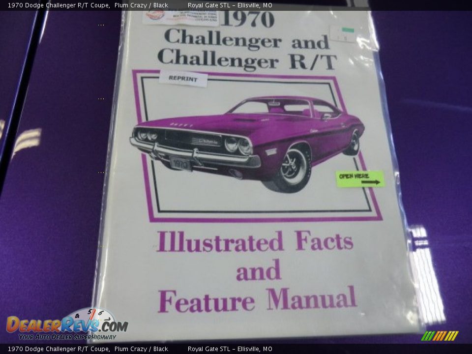 Books/Manuals of 1970 Dodge Challenger R/T Coupe Photo #11