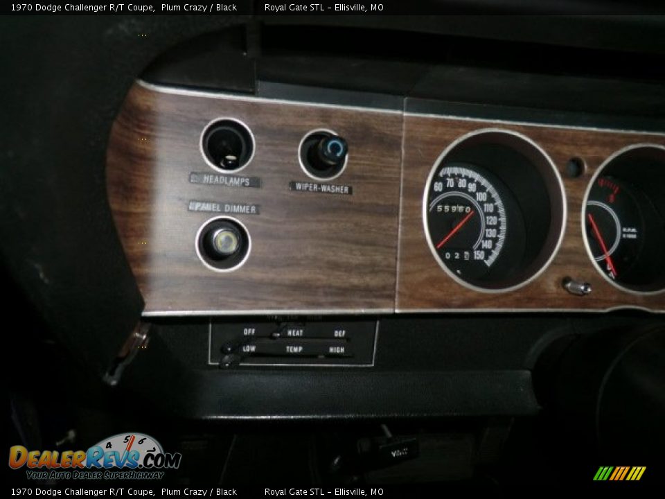 1970 Dodge Challenger R/T Coupe Gauges Photo #17