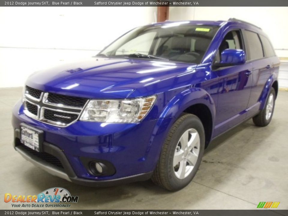 2012 Dodge Journey SXT Blue Pearl / Black Photo #1
