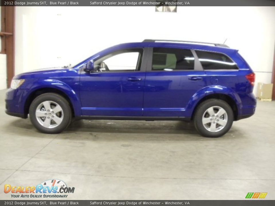 2012 Dodge Journey SXT Blue Pearl / Black Photo #2