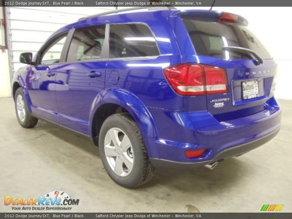 2012 Dodge Journey SXT Blue Pearl / Black Photo #3