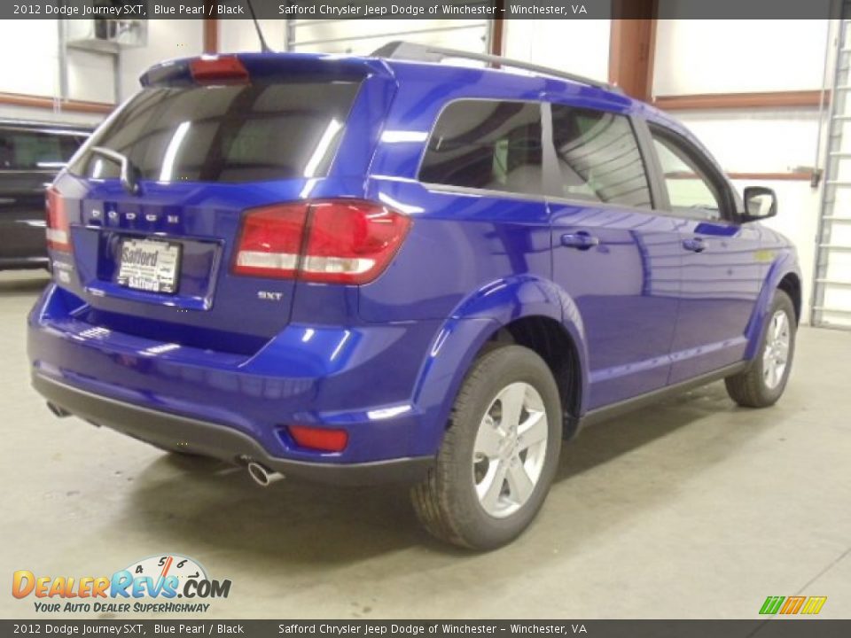 2012 Dodge Journey SXT Blue Pearl / Black Photo #5