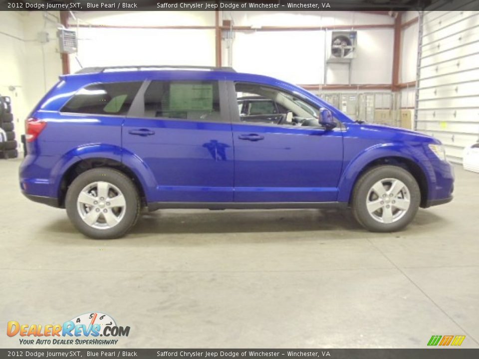 2012 Dodge Journey SXT Blue Pearl / Black Photo #6