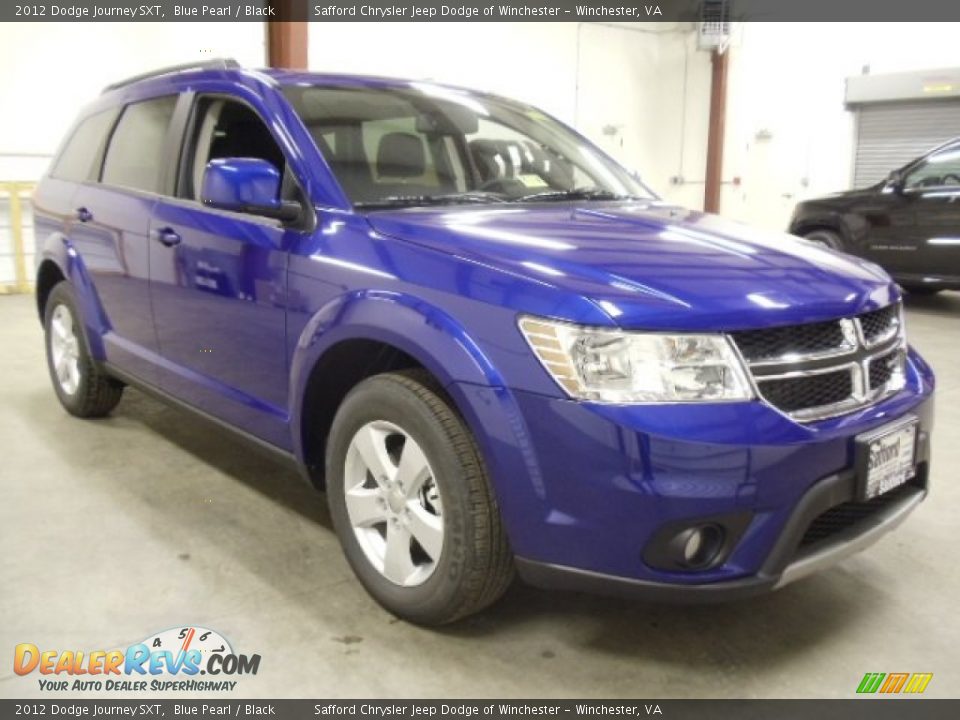2012 Dodge Journey SXT Blue Pearl / Black Photo #7