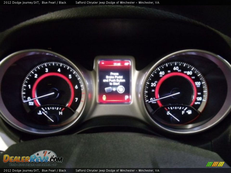 2012 Dodge Journey SXT Blue Pearl / Black Photo #14